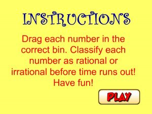 Rational and irrational number games