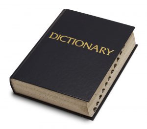 the dictionary