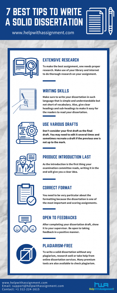 7 best tips for writing a solid dissertation
