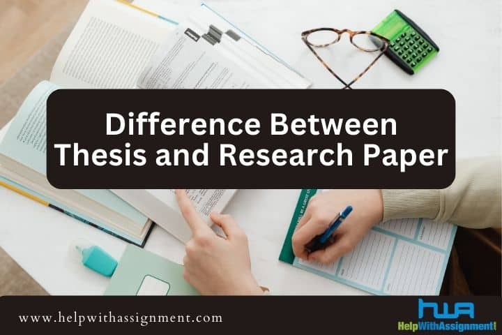 Understanding the Distinctions Between a Thesis and a Research Paper